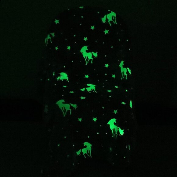 Glow in the Dark Unicorn Blanket Gifts for Girls Kids Christmas Birthday 50x60 - Picture 2 of 7